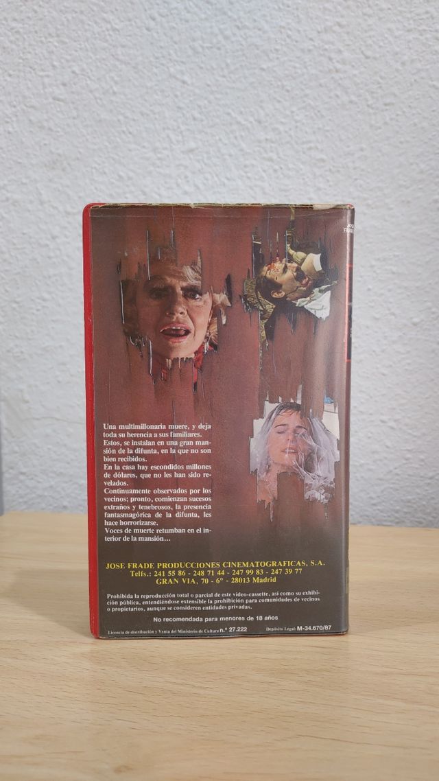 DESCANSE EN PIEZAS Cinta VHS Original