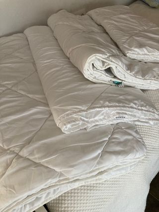 Saco nórdico ajustable cama 90 y rellenos