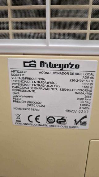 Aire solucionado portátil 
