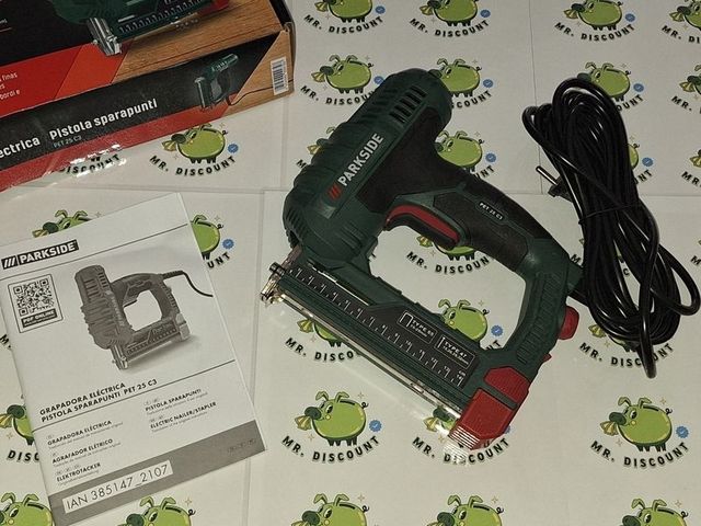 Grapadora Eléctrica Parkside PET 25 C3¡NUEVA!