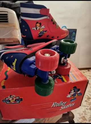 Patines bota infantil disney con velcro 31-32