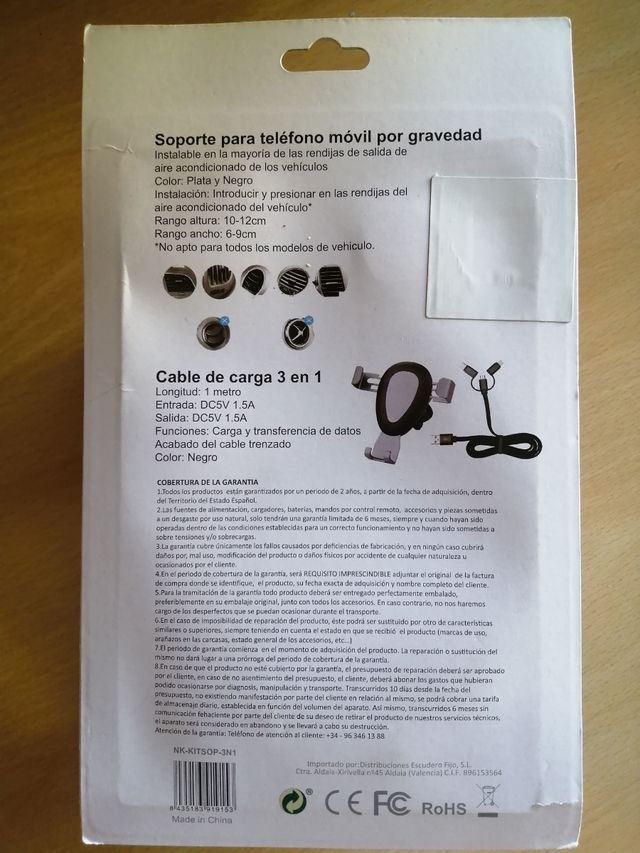 Kit soporte para móvil