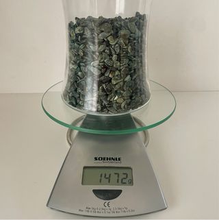 Piedras semipulidas decorativas verdes