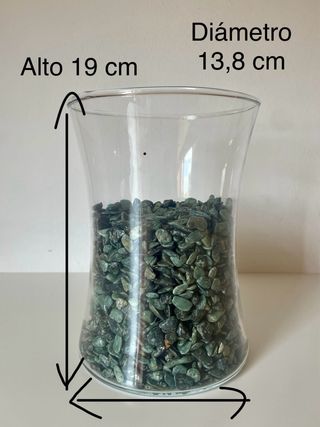 Piedras semipulidas decorativas verdes