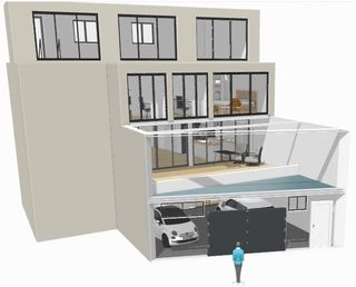 Imagina tu casa aquí. Nave a dos calles.