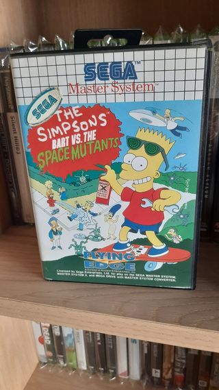 Sega Master System - Simpsons Bart vs space Mutant