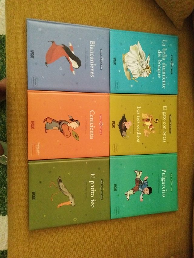 Libros de cuentos infantiles 6 unidades.