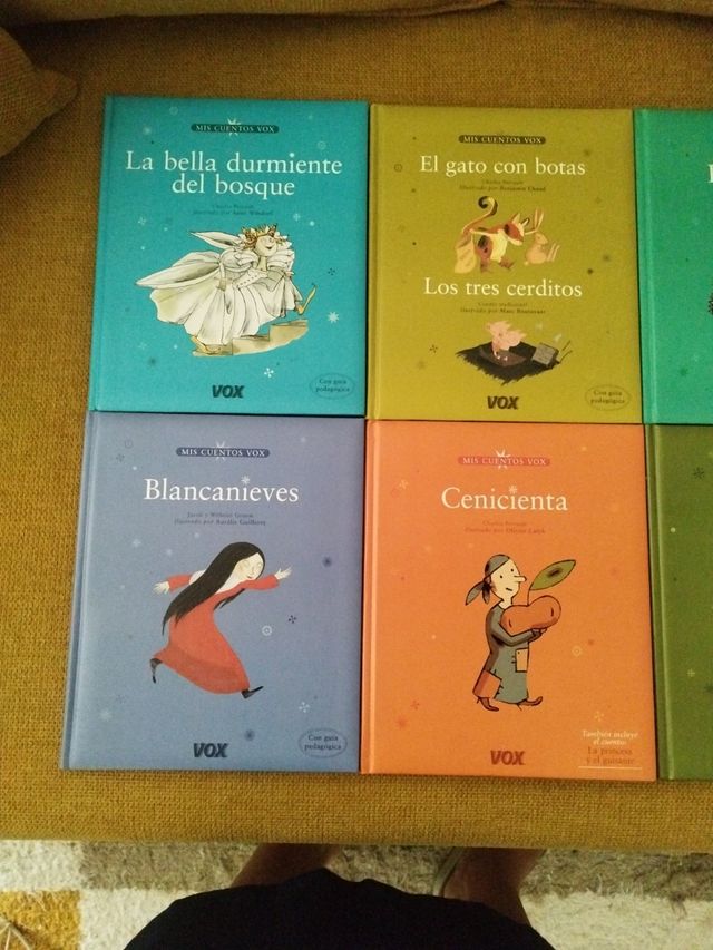 Libros de cuentos infantiles 6 unidades.