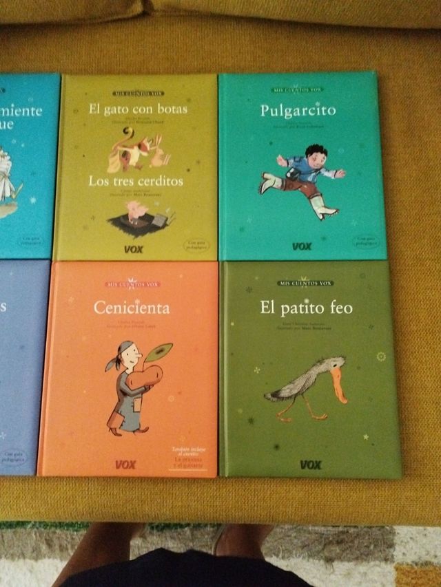 Libros de cuentos infantiles 6 unidades.