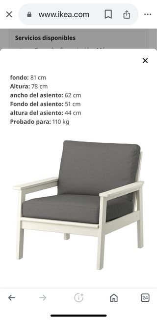 Sillon de terraza