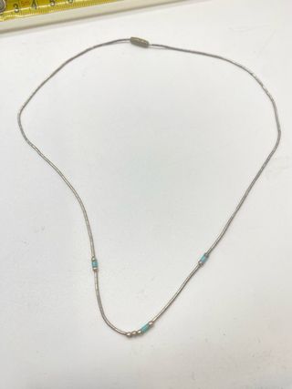 Cadena collar  plata ..100x%