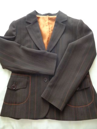 Americana marrón mujer