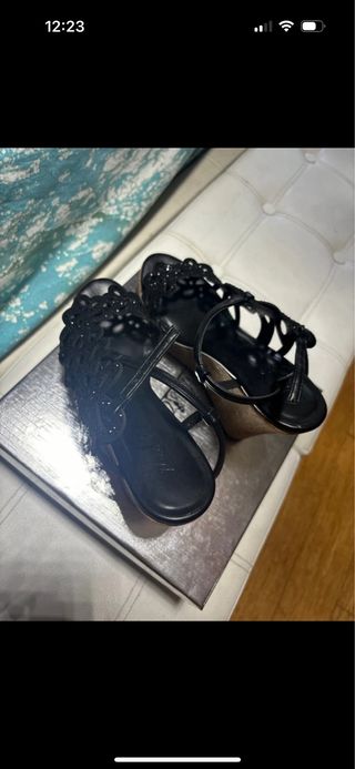 Zeppe fiori e brillantini