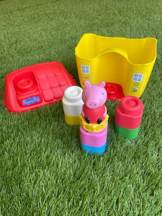 Peppa Pig casita con bloques