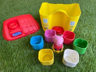 Peppa Pig casita con bloques
