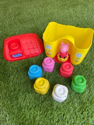 Peppa Pig casita con bloques