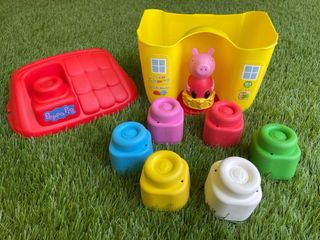 Peppa Pig casita con bloques