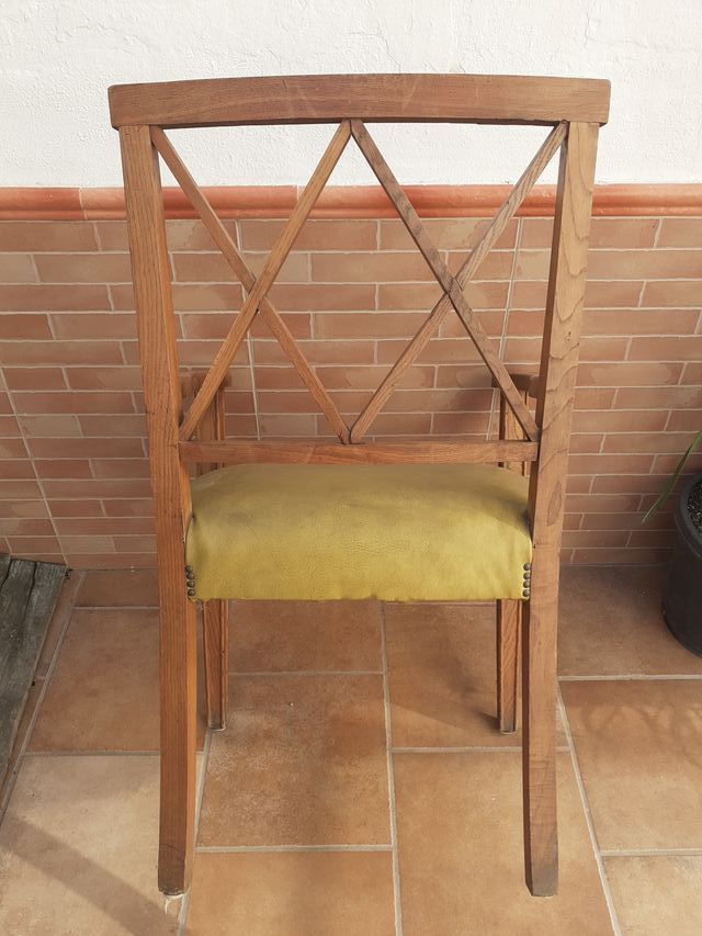 Bella poltrona in rovere, vecchia, molto bella