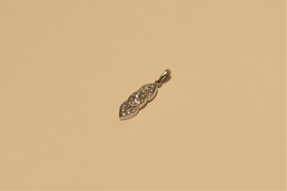 COLGANTE DE ORO BLANCO 18K/1.6Gr