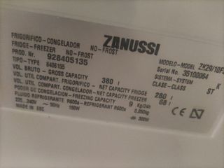 Cajones congelador nevera Zanussi