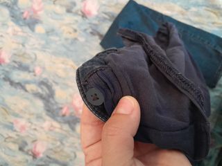 Jeans premaman blu scuro