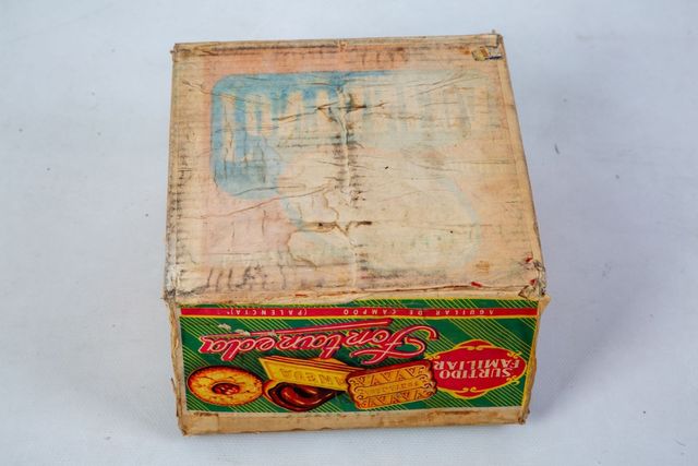 Caja de galletas de los años 60