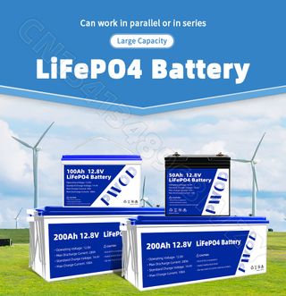 Batteria Solare Fotovoltaico 12,8V 100Ah Camper