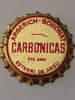 Chapa antigua de refresco