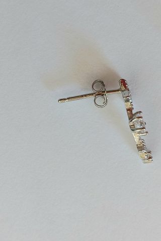 Pendientes trepadores plata