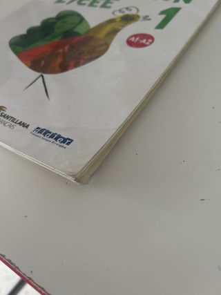 Libro de francés de primero de bachillerato