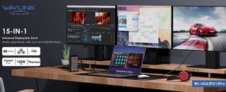 DOCKING STATION 15 EN 1. 3 HDMI 3 MONITORES 4K