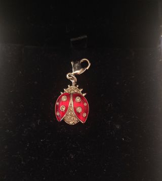 Colgante swarovski mariquita nuevo