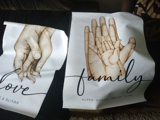 2 Laminas decorativas manos unidas