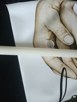 2 Laminas decorativas manos unidas