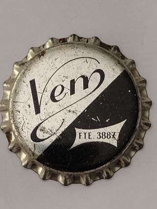 Chapa antigua de refrescos