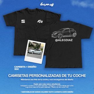 Camiseta personalizada coche