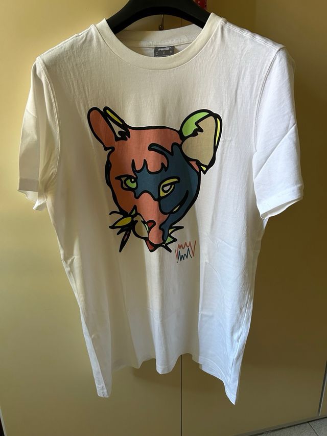 T-shirt Puma uomo, maglia sportiva oversize