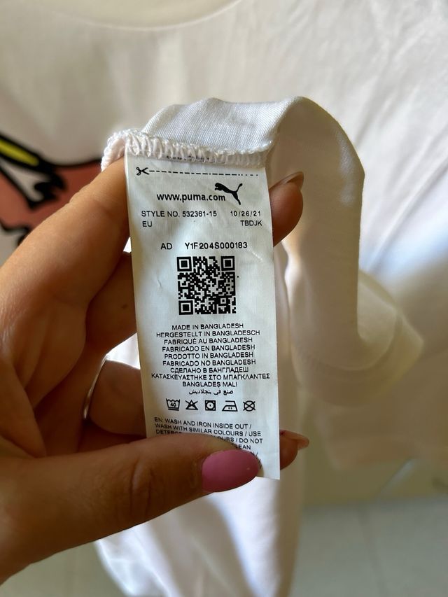 T-shirt Puma uomo, maglia sportiva oversize