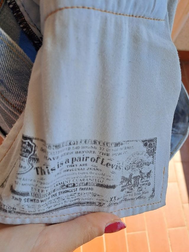 Blue jeans lunghi uomo Levi's 501 w36 l34