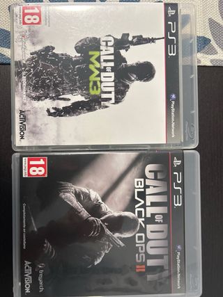 2 juegos Call of Duty PS3 + otro de regalo