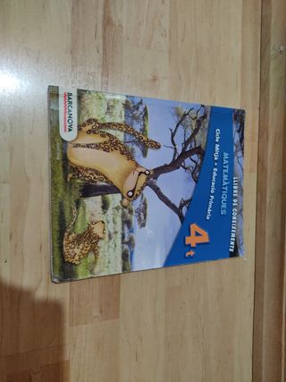 Llibre Matemàtiques 4rt
