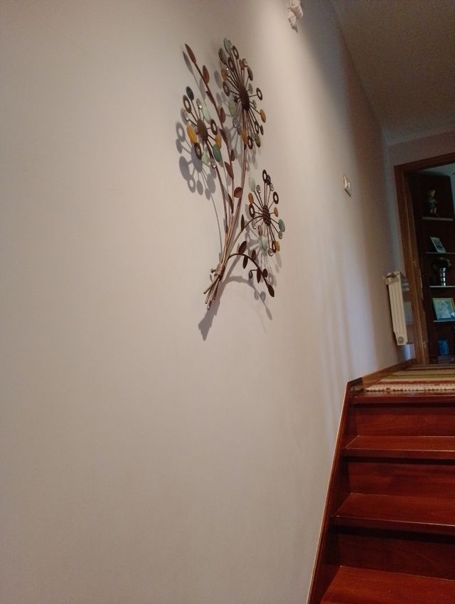 Flores de metal para pared