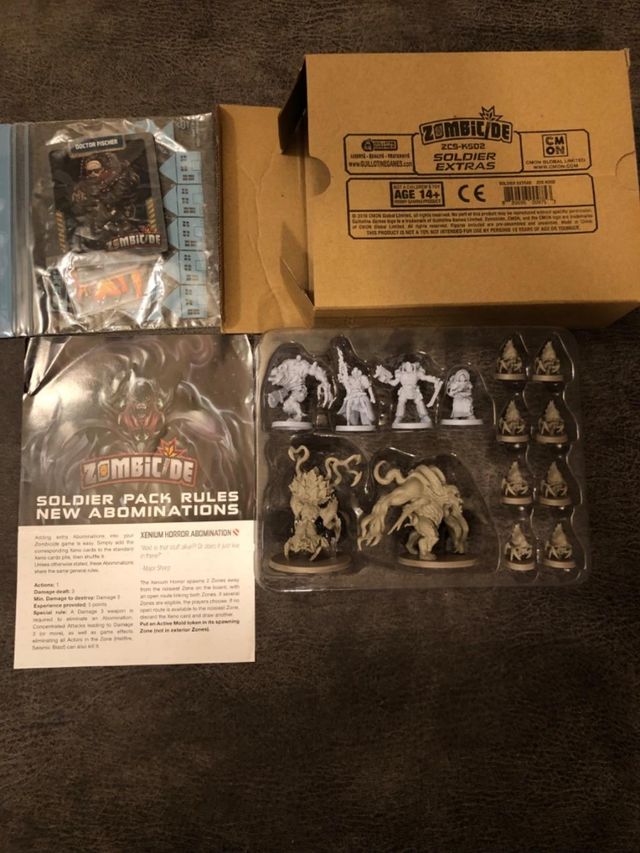 Zombicide: Invader – Soldier Extras Kickstarter