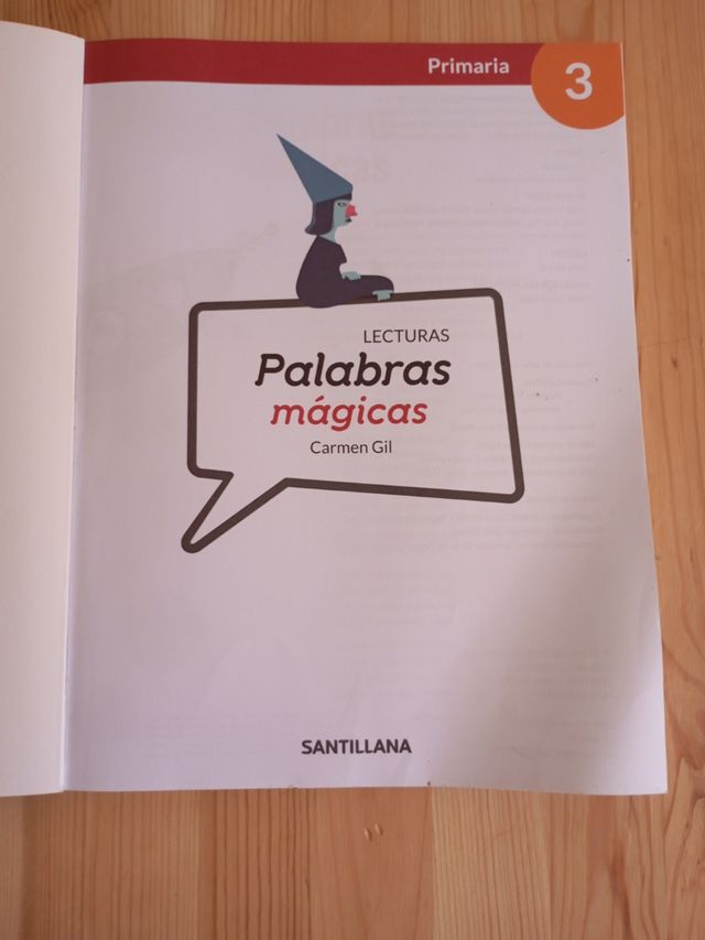 Libro PALABRAS MÁGICAS .3 PRIMARIA 