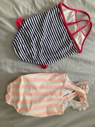 Set 2 bañadores bebé niña