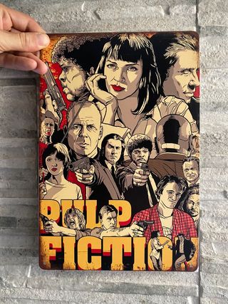 Poster in metallo vintage film