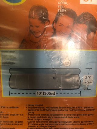 Piscina nueva a estrenar