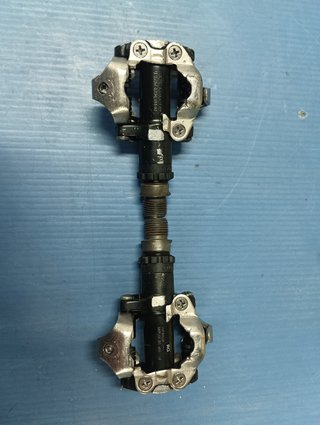 Pedales Shimano M520 SPD negro para MTB