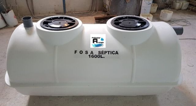 Fosas sépticas, depósitos de fibra