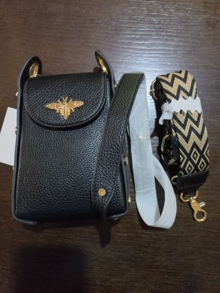 Mala a tiracolo preta